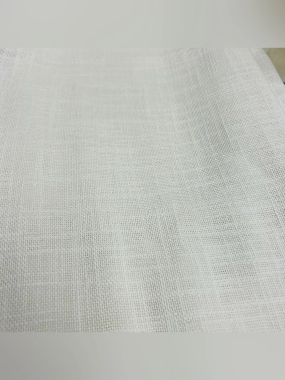 QUINCE Set Of 2 48x108 Cotton Sheer Curtains White 0758